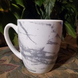 Gray And White Marble Mug